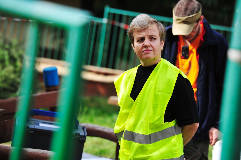 Dana Drábová uklidňuje občany, že situace na hřišti není příliš závažná