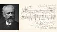 Podpis ruského hudebního skladatele Petra Iljiče Čajkovského, který se prodává za zhruba 300 tisíc korun.