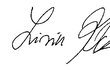 Podpis Livie Klausové