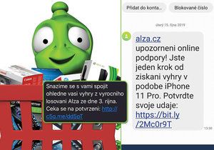 Zbrusu nový iPhone zdarma! Podvodníci zneužívají jméno známe firmy a okrádají důvěřivce