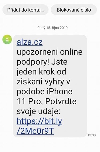 Zbrusu nový iPhone zdarma! Podvodníci zneužívají jméno známe firmy a okrádají důvěřivce