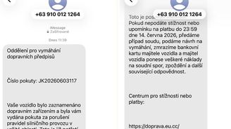 Podvodné SMS Podvodné SMS