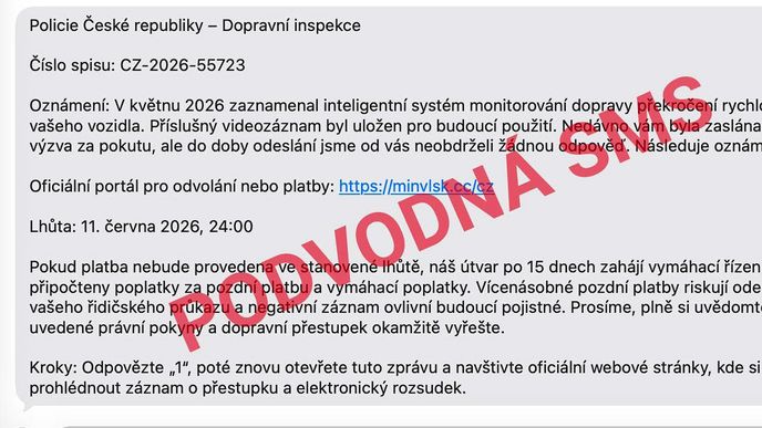 Podvodné SMS Podvodné SMS