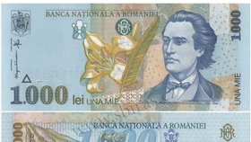 Neplatnou bankovku v hodnotě 1000 lei vnutil rumunský podvodník řidiči výměnou za 16 tisíc korun. Cizince dopadla policie u Břeclavi, vyfasoval tříletý zákaz vstupu do Česka.