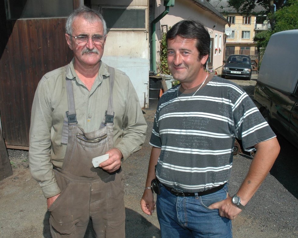 Podvodník Jan Bača obral tyto dva muže - Pavla Fuksu (vlevo) a Františka Zámečníka.