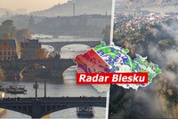 Déšť a pošmourno: Do ČR dorazí sychravý podzim, sledujte radar Blesku. A přijede Martin na bílém koni?