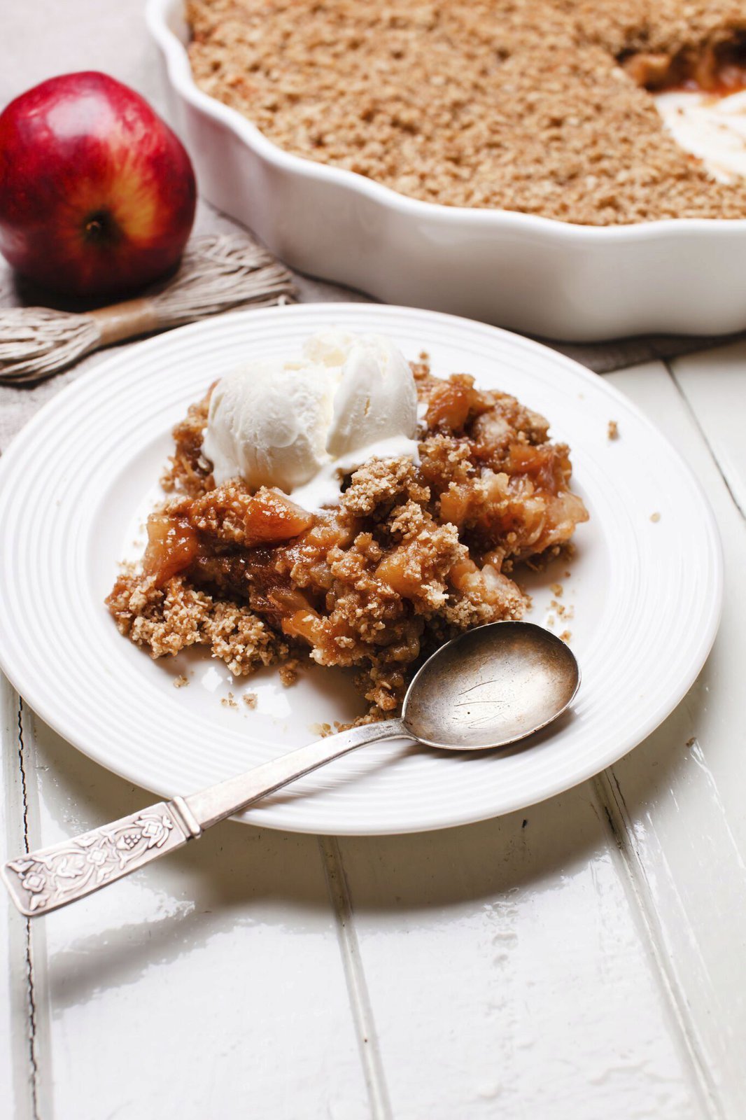 jablečný crumble