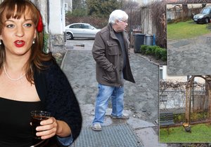 Sandru Pogodovou terorizuje soused: Tatínka (na fotce) zbil a zahradu jim zalil betonem