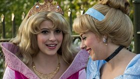 Princezny v kalifornském Disneylandu