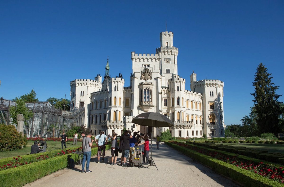 Nejlepší přítel: Točilo se i na zámku Hluboká nad Vltavou.