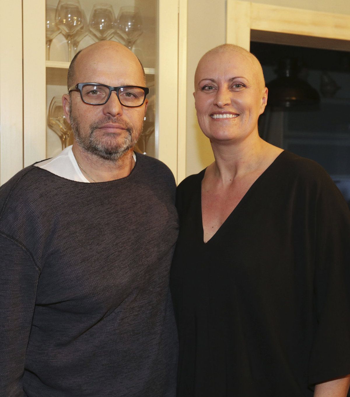 LEDEN 2015: Zdeňka přišla kvůli chemoterapii o vlasy