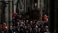 Britská premiérka promluvila ve Westminster Abbey na pohřbu královny Alžběty II