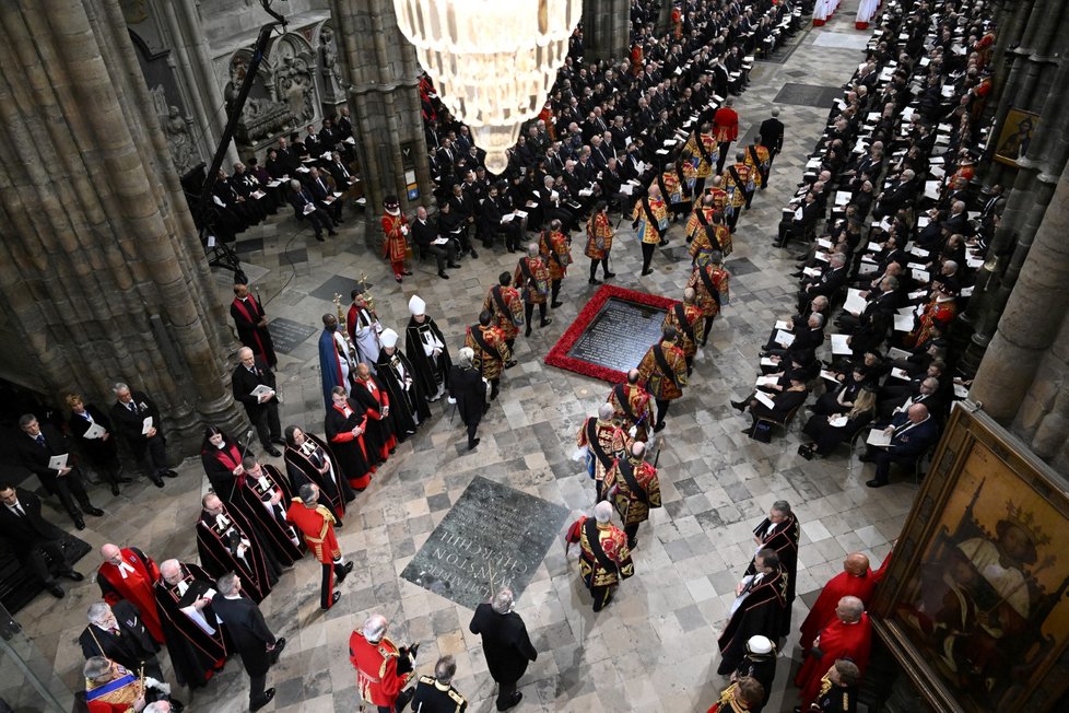 Pohřeb královny Alžběty: