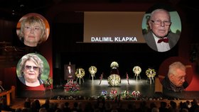 ONLINE: Pohřeb Dalimila Klapky (†89): Fidlovačka plná legend! Bohdalová, Balzerová, Zíma a další