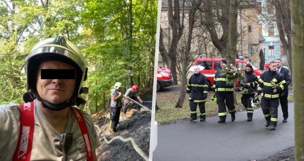 Poslední rozloučení s hasičem Honzou: Sbohem přišly říct stovky lidí! Hrdina zemřel při pokusu o záchranu cizího života