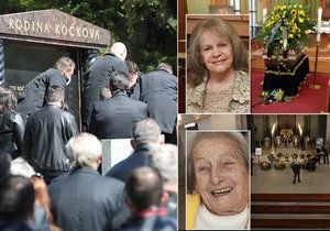 Honosný pohřeb Josefa Kočky (†76), bratra hlavy klanu. Zato bez fanfár proběhl kvůli koronaviru pohřeb zpěvačky Pilarové a olympijské návodkyně Dany Zátopkové.