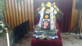 Pohřeb Hany Šimánkové se  koná v obřadní síni havlíčkobrodského hřbitova.