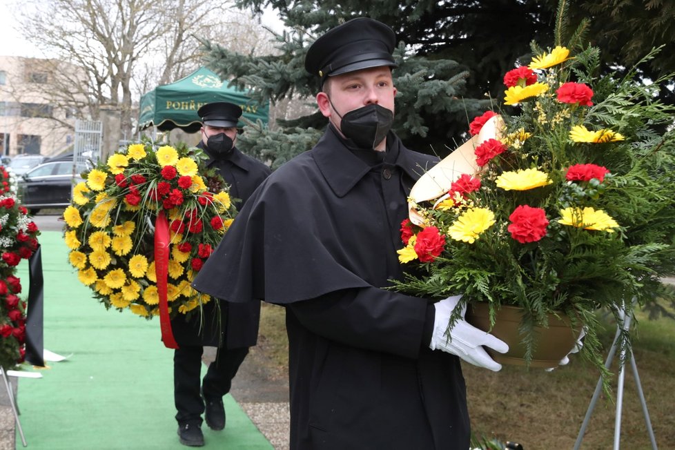Pohřeb Jaromíra Joo. (5. března 2021)