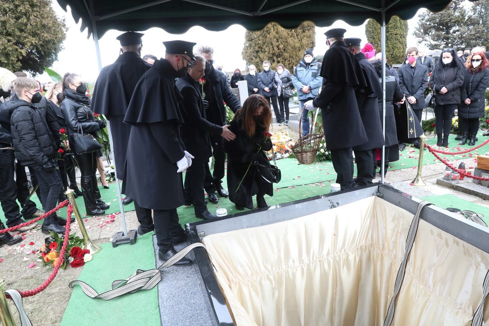 Pohřeb Jaromíra Joo. (5. března 2021)