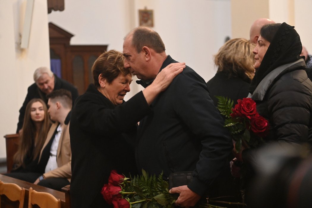 Pohřeb tatínka Jaromíra Jágra.