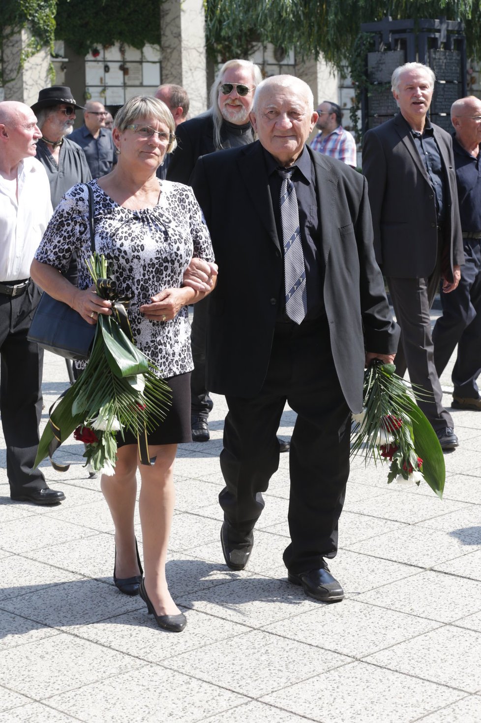 Zdeněk Srstka s manželkou