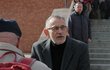 Pohřeb Jiřího Pechy: Hudební skladatel Miloš Štědroň Pohřeb Jiřího Pechy: Hudební skladatel Miloš Štědroň