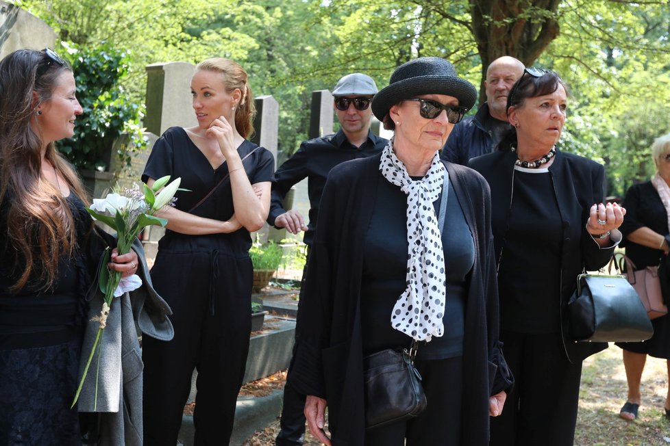 Pohřeb Julie Juhanové, sestry Evelyny Steimarové