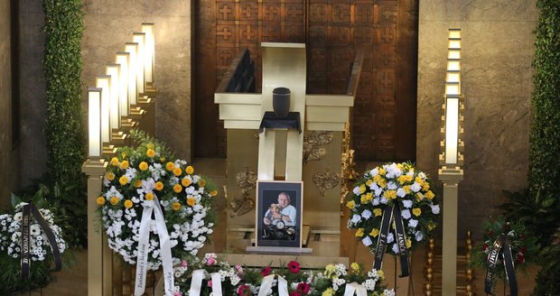 Pohřeb Jiřího Krytináře v Praze