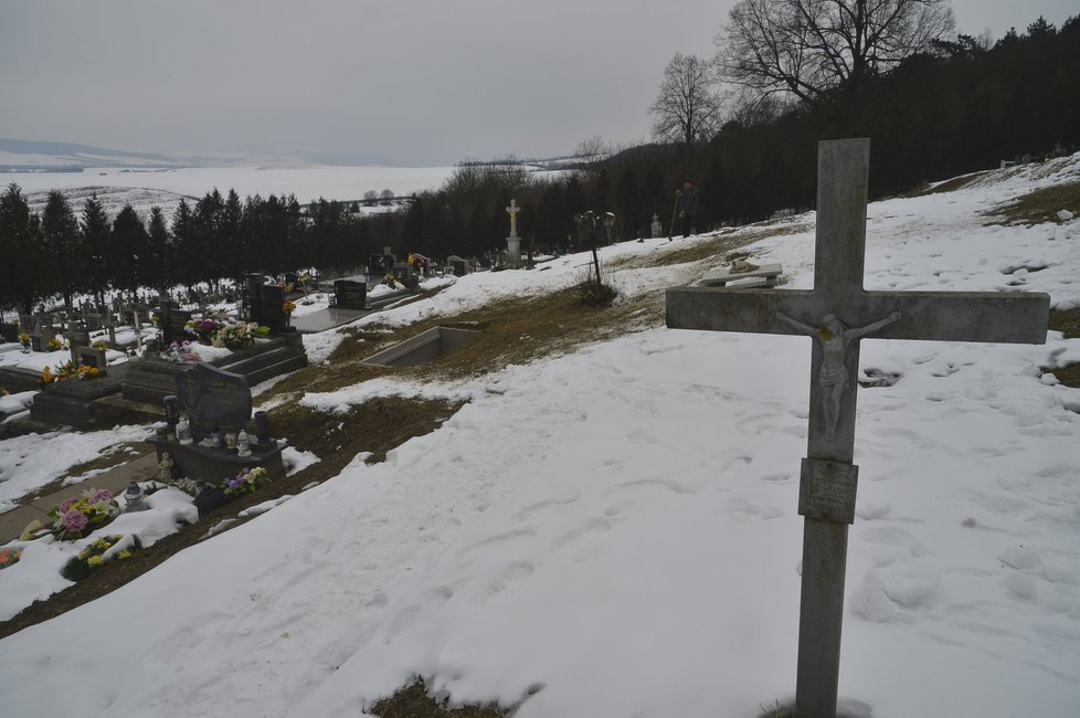 Martinku pohřbili na hřbitově v Gregorovcích