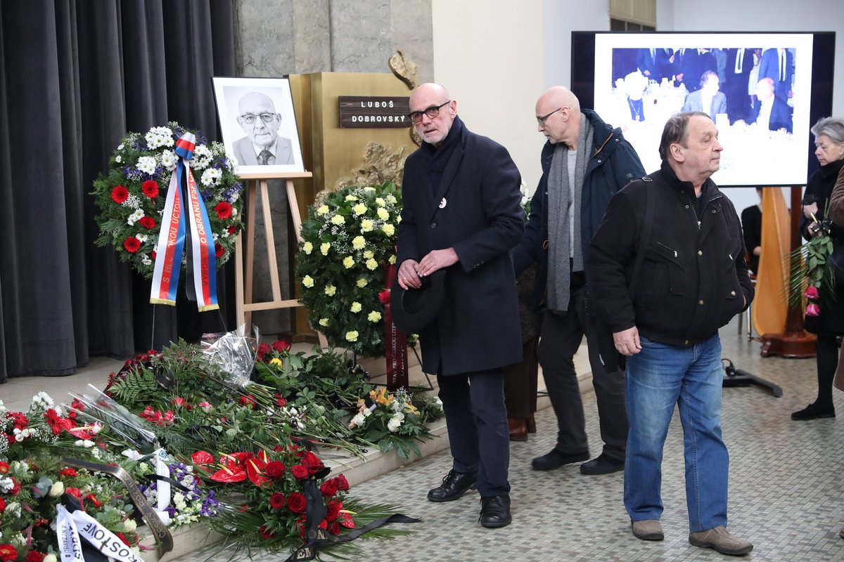 Pohřeb Luboše Dobrovského: Jan Ruml (7.2.2020)