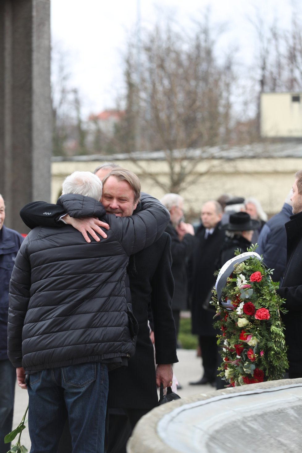 Pohřeb Luboše Dobrovského: Exministr Martin Bursík (7.2.2020)