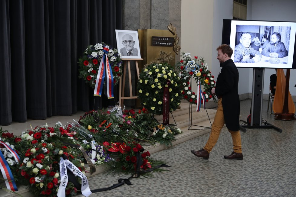 Pohřeb Luboše Dobrovského: Mikuláš Minář (7.2.2020)