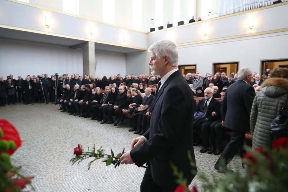 Pohřeb Luboše Dobrovského: Petr Pavel (7.2.2020)