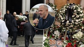 Pohřeb miliardáře Richarda Morávka