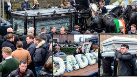 Na pohřbu Boháče Paddyho truchlily tisíce nejbližších: Procesí připomínal prvomájový průvod