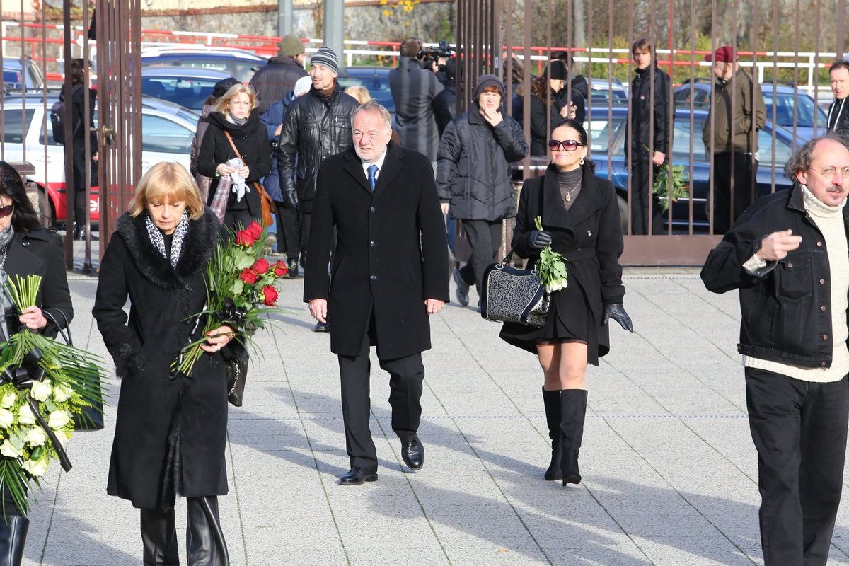 Luděk Sobota s manželkou Adrianou