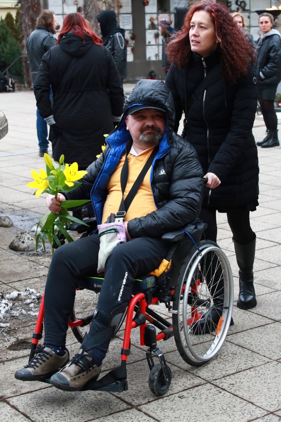 Pohřeb Petra Hoška z kapely Plexis