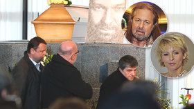 Pohřeb Jiřího Pomeje (†54): Loučila se i Bartošová!