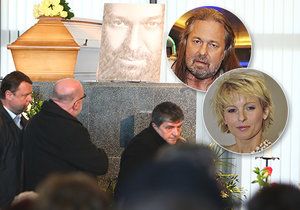 Pohřeb Jiřího Pomeje (†54): Loučila se i Bartošová!