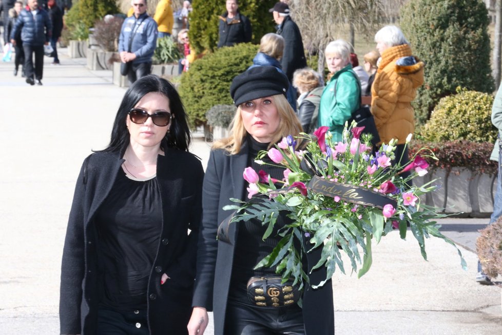 Pohřeb Jiřího Pomeje: Vendula Pizingerová