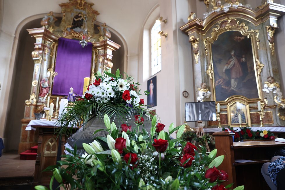 Pohřeb Pavla Zajíčka v Radotíně. (21 březen 2024)