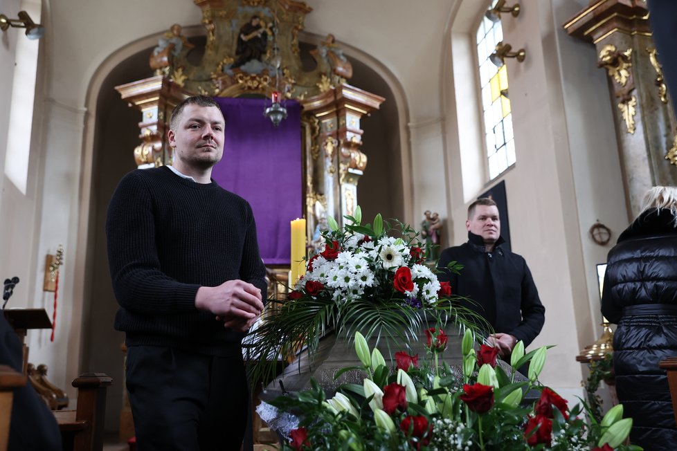 Pohřeb Pavla Zajíčka v Radotíně. (21 březen 2024)