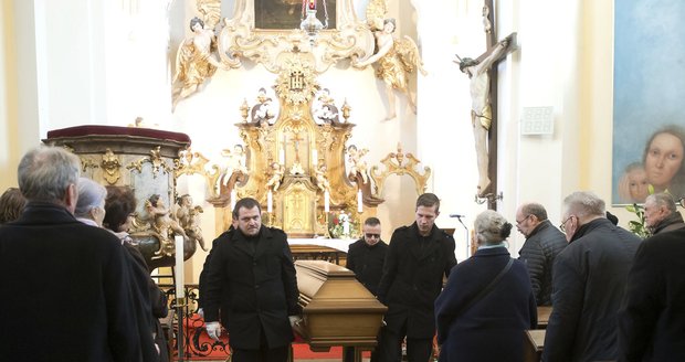 Kostel svatého Matěje, rozloučení s hercem a režisérem Františkem Miškou