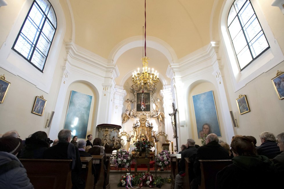 Kostel svatého Matěje, rozloučení s hercem a režisérem Františkem Miškou