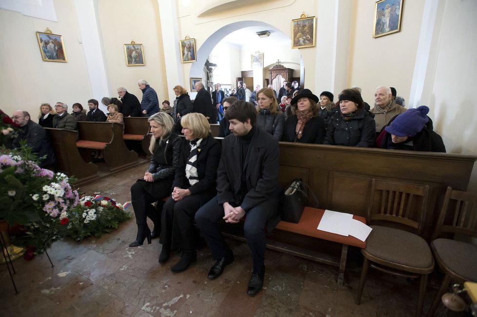 Kostel svatého Matěje, rozloučení s hercem a režisérem Františkem Miškou