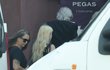 Václav Neckář na pohřbu svého syna Václav Neckář na pohřbu svého syna