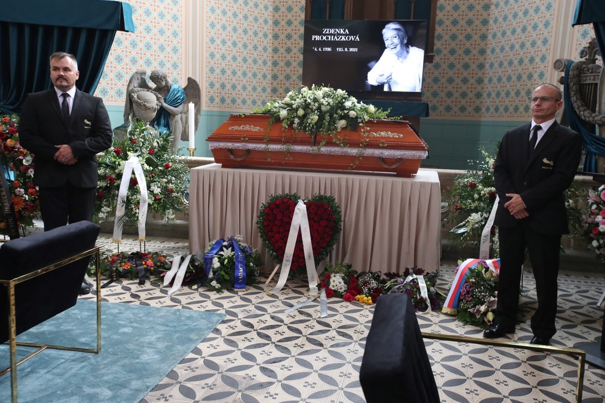 Pohřeb Zdenky Procházkové