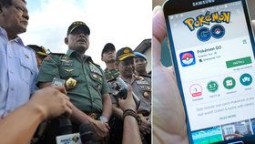Indonésie zakáže vojákům a policistům hrát hru Pokémon Go.