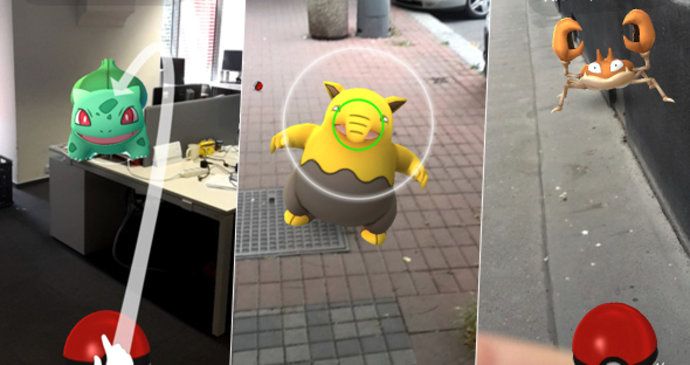 Češi loví Pokémony na ulicích i v kancelářích.