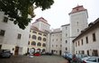 Nádvoří hradu v Mladé Boleslavi.